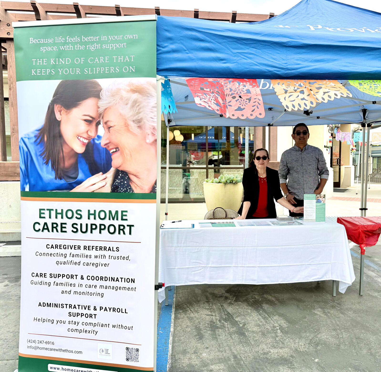 Proudly representing Ethos at the event.